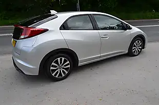 Used 2014 Honda Civic Se Plus Silver - Interior and Exterior details 8