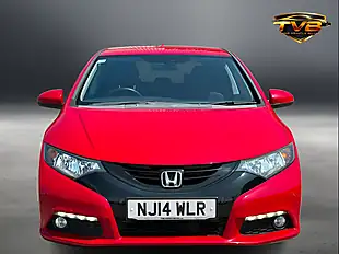 Used 2014 Honda Civic Se+ Red - Interior and Exterior details 10