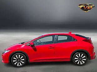 Used 2014 Honda Civic Se+ Red - Interior and Exterior details 7
