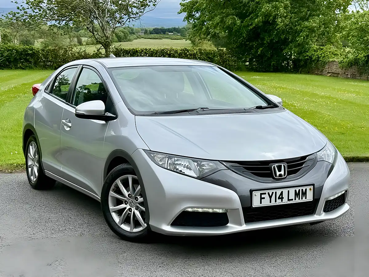 Used 2014 Honda Civic Se Silver - Front View