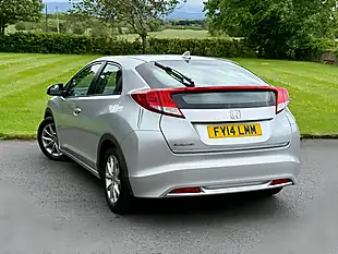 Used 2014 Honda Civic Se Silver - Interior and Exterior details 8