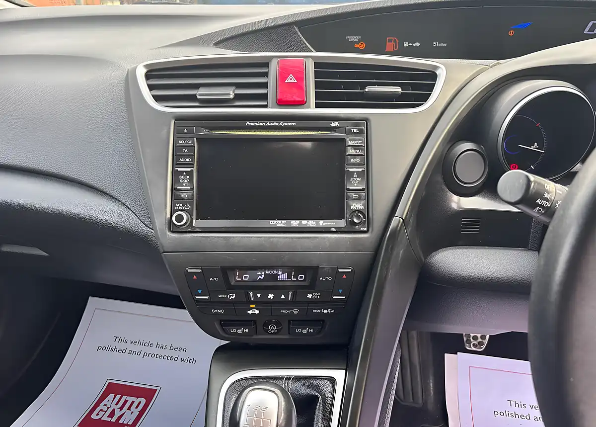 Used 2014 Honda Civic Sr Blue - Interior and Exterior details 15