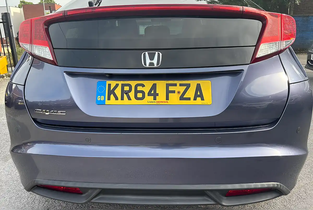 Used 2014 Honda Civic Sr Blue - Interior and Exterior details 19