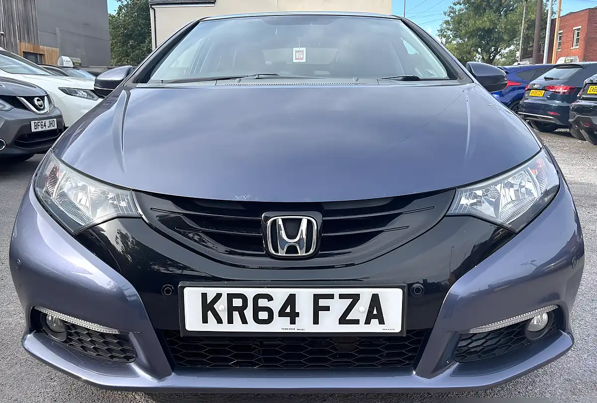 Used 2014 Honda Civic Sr Blue - Interior and Exterior details 3