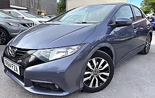 Used 2014 Honda Civic Sr Blue - Interior and Exterior details 4