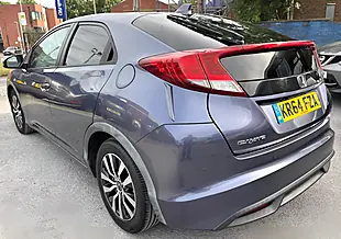 Used 2014 Honda Civic Sr Blue - Interior and Exterior details 6