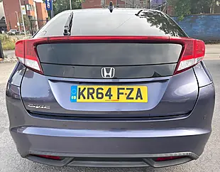 Used 2014 Honda Civic Sr Blue - Interior and Exterior details 7