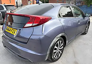 Used 2014 Honda Civic Sr Blue - Interior and Exterior details 8