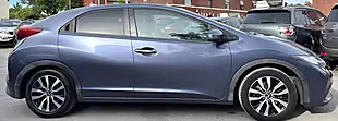 Used 2014 Honda Civic Sr Blue - Interior and Exterior details 9