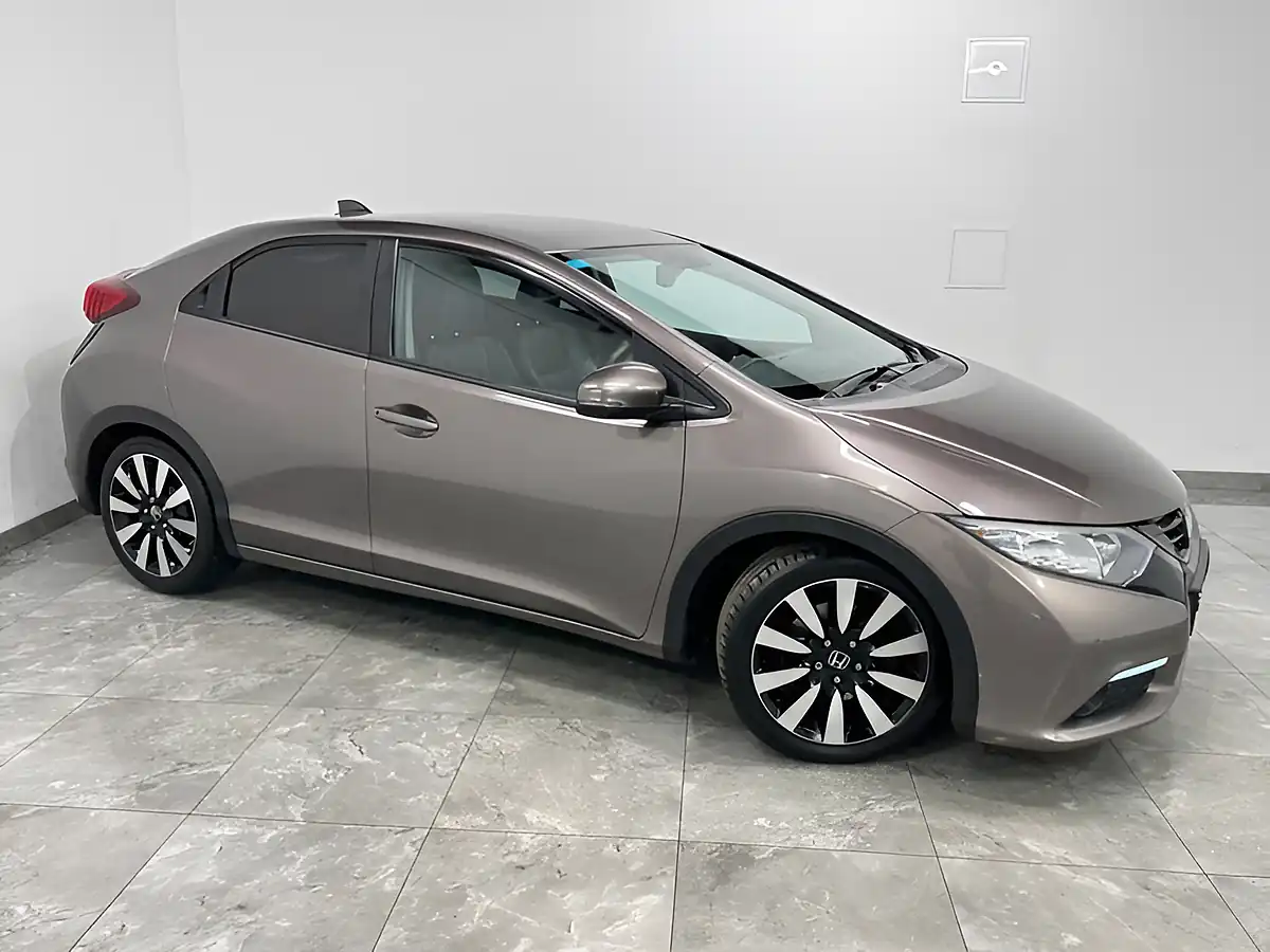 Used 2014 Honda Civic Sr Brown - Interior and Exterior details 2