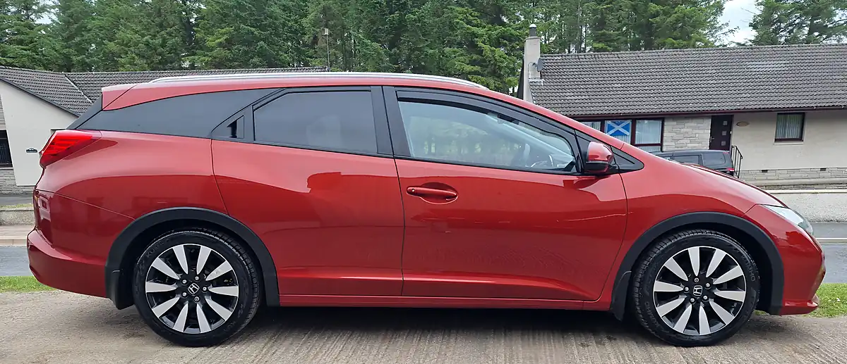 Used 2014 Honda Civic Sr Red - Interior and Exterior details 2