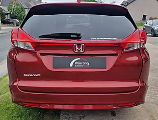 Used 2014 Honda Civic Sr Red - Interior and Exterior details 4