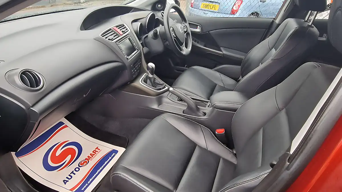 Used 2014 Honda Civic Sr Red - Interior and Exterior details 7