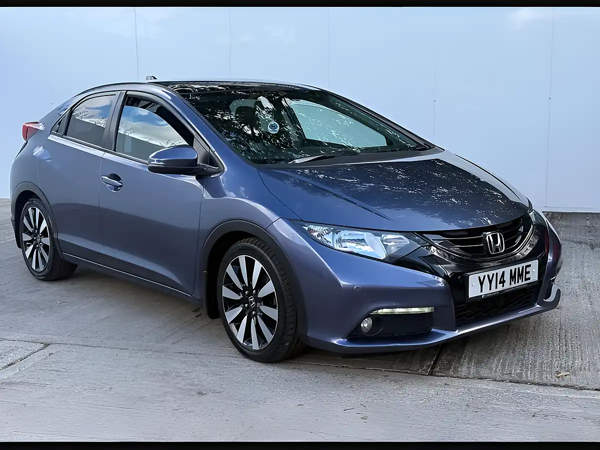 Used 2014 Honda Civic Sr Twilight Blue - Front View