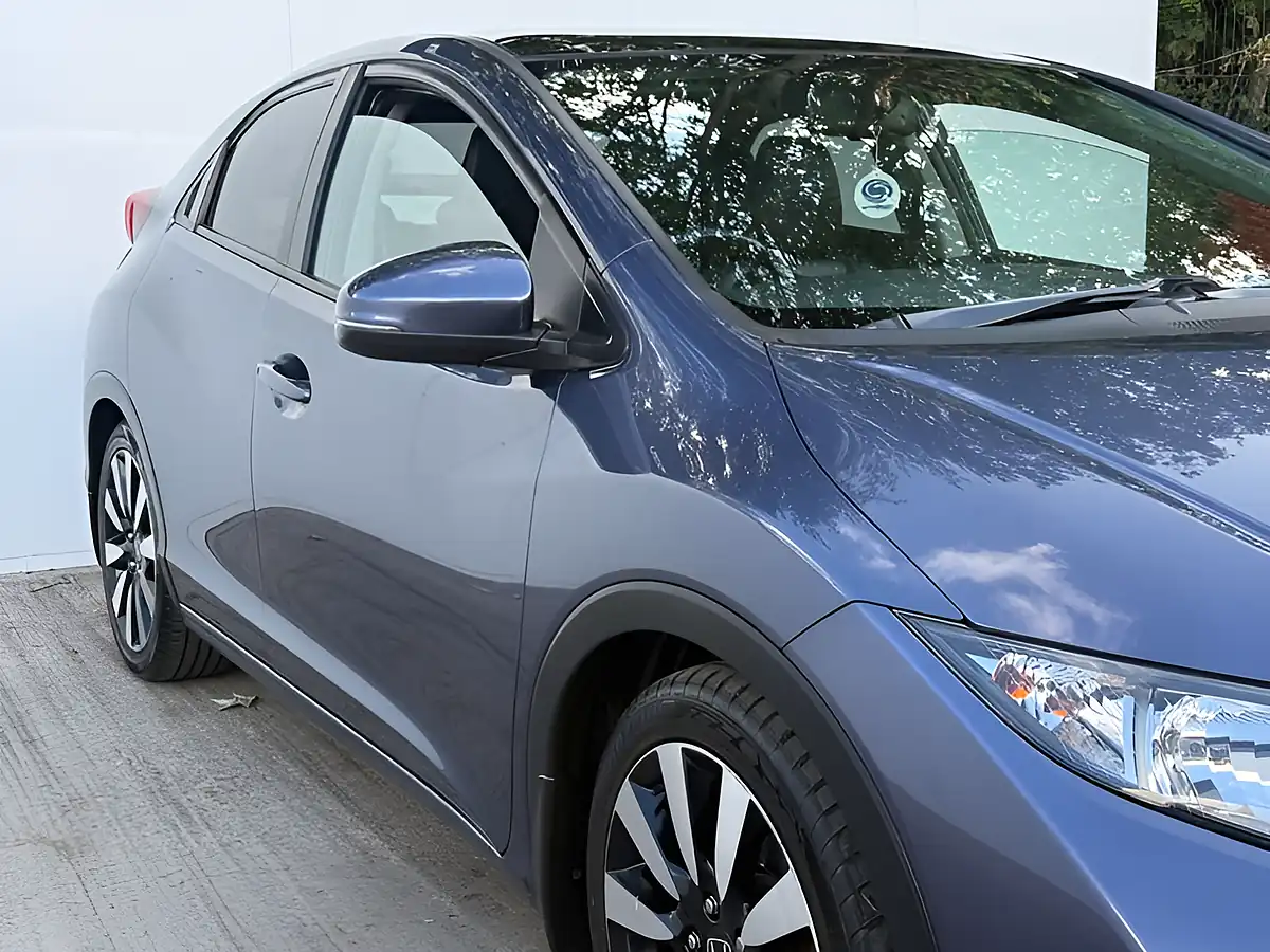 Used 2014 Honda Civic Sr Twilight Blue - Interior and Exterior details 13