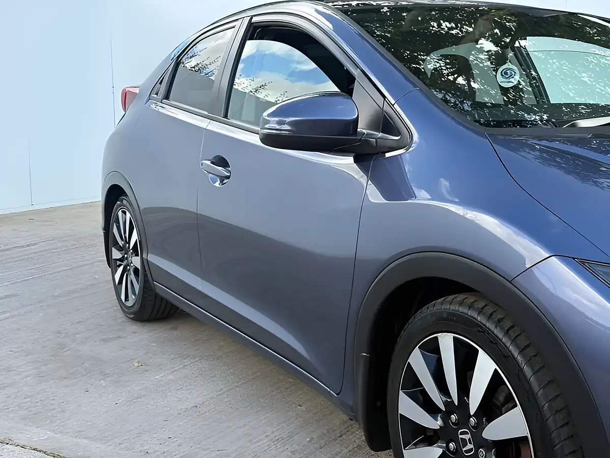 Used 2014 Honda Civic Sr Twilight Blue - Interior and Exterior details 2