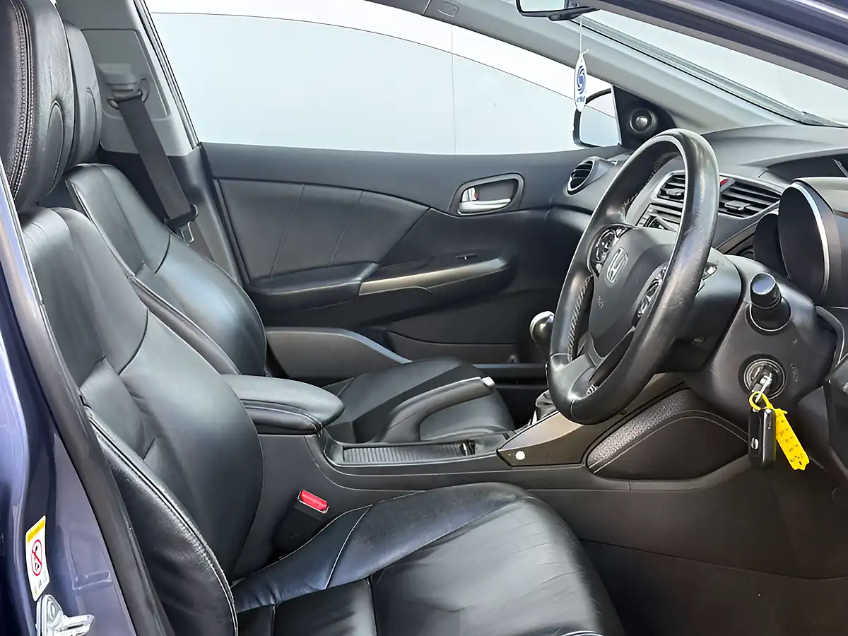 Used 2014 Honda Civic Sr Twilight Blue - Interior and Exterior details 9