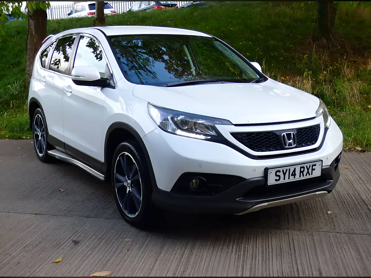 Used 2014 Honda Cr-V Black Edition White - Interior and Exterior details 4