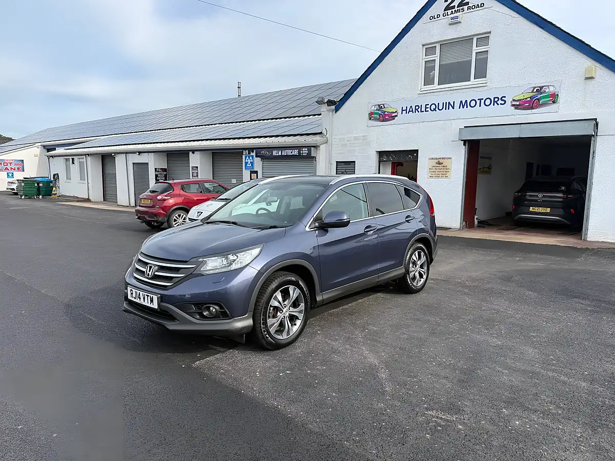 Used 2014 Honda Cr-V Ex Blue - Front View