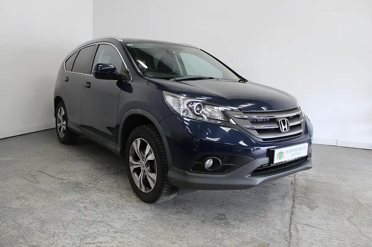 Used 2014 Honda Cr-V Ex Blue - Front View
