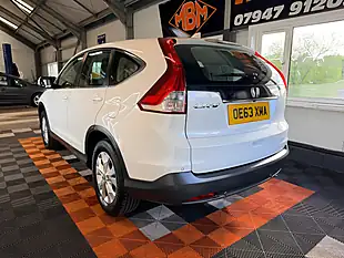 Used 2014 Honda Cr-V Se White - Interior and Exterior details 4
