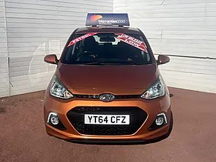 Used 2014 Hyundai i10 Premium Orange - Interior and Exterior details 3