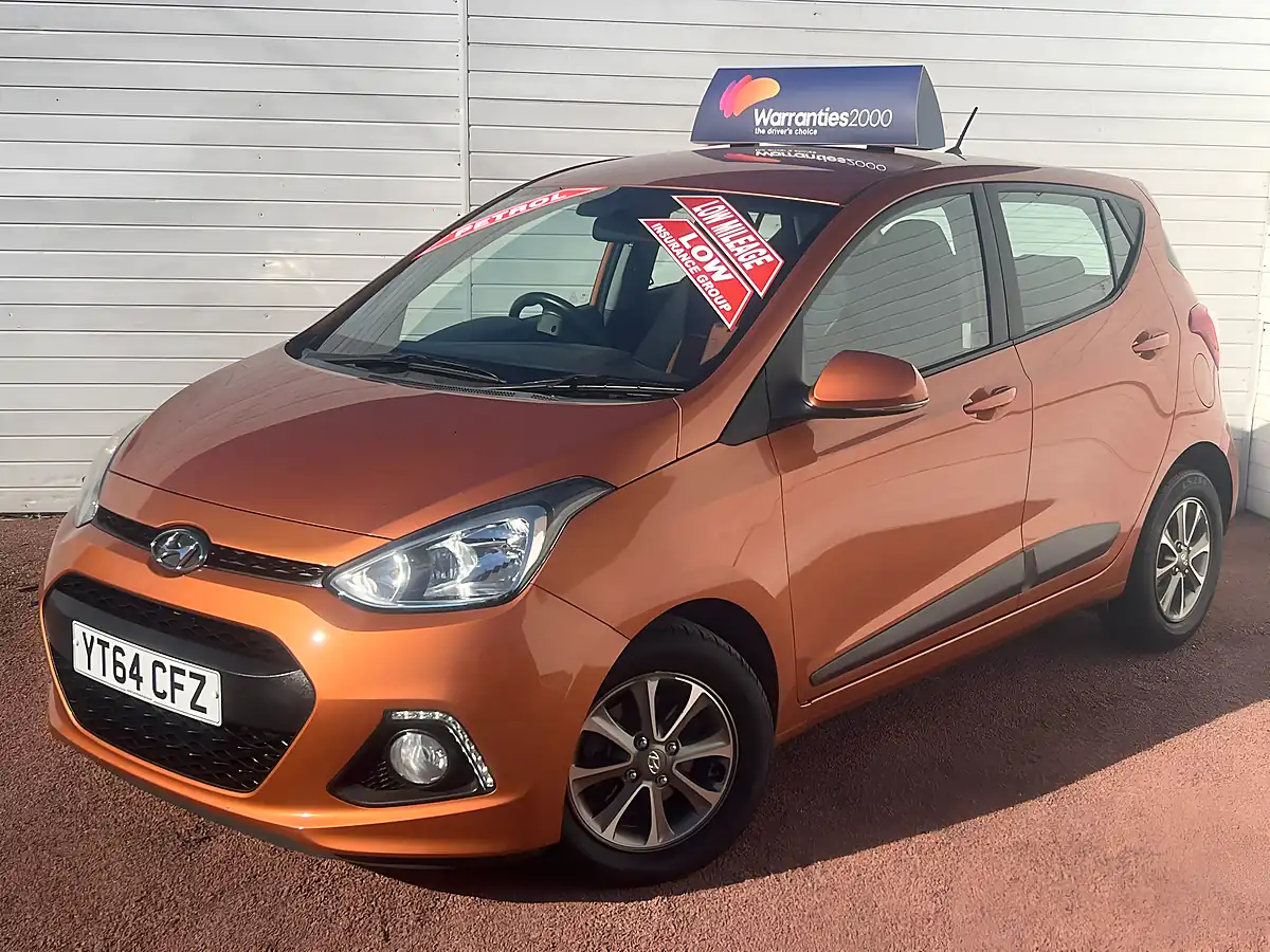 Used 2014 Hyundai i10 Premium Orange - Interior and Exterior details 4