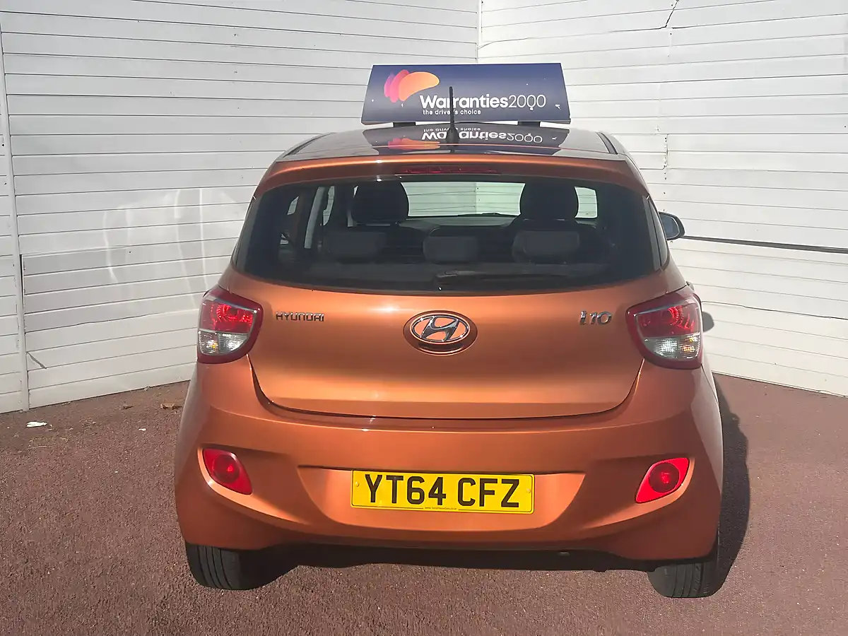 Used 2014 Hyundai i10 Premium Orange - Interior and Exterior details 5