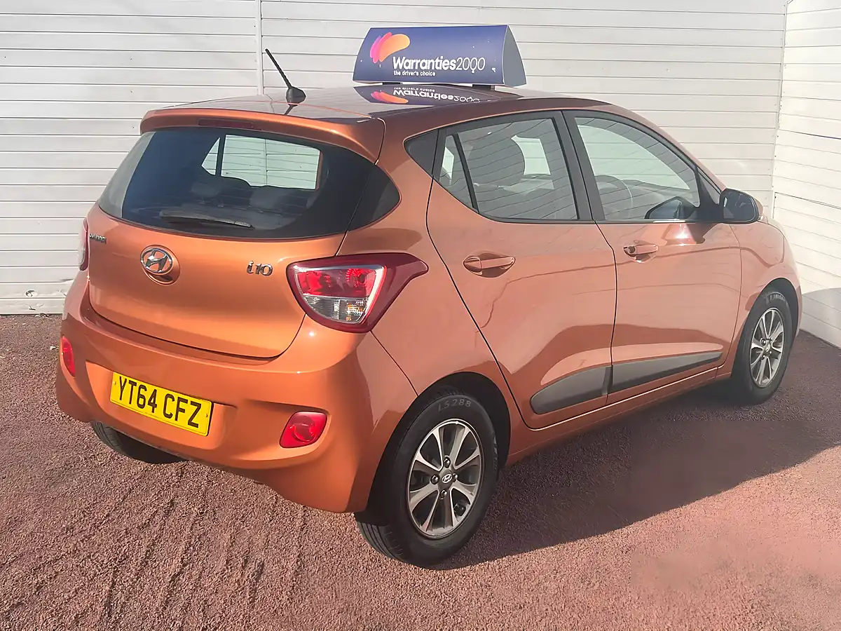 Used 2014 Hyundai i10 Premium Orange - Interior and Exterior details 6