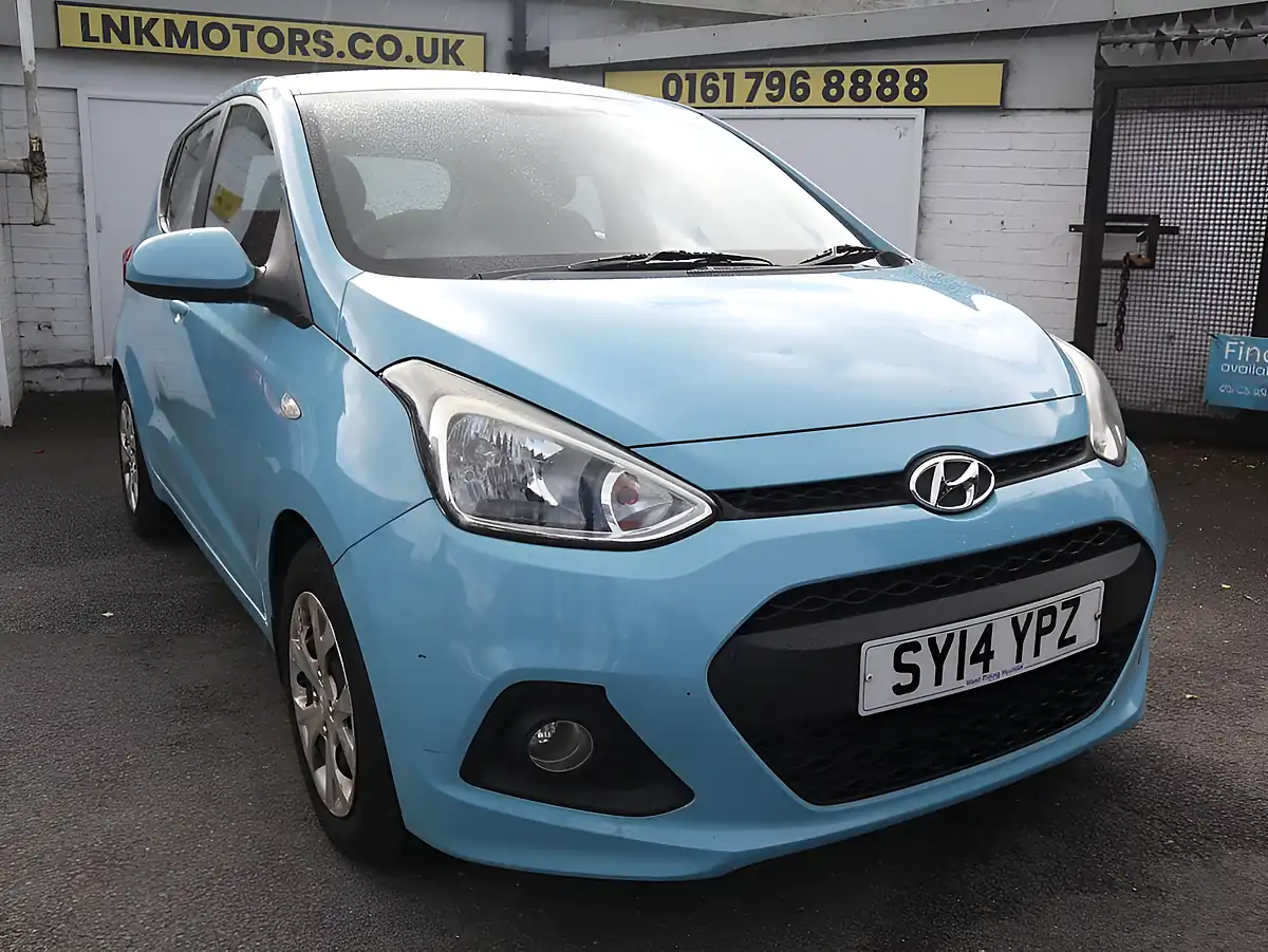 Used 2014 Hyundai I10 Se Blue - Front View