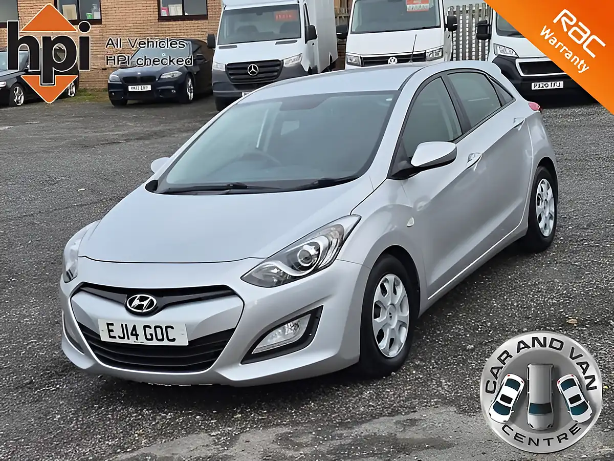 Used 2014 Hyundai I30 Blue Drive Classic Silver - Front View