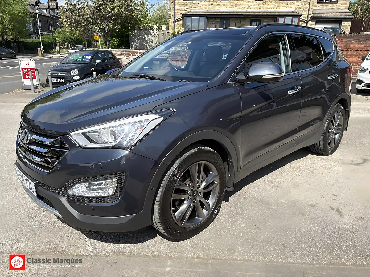 Used 2014 Hyundai Santa Fe Premium Se Blue - Interior and Exterior details 4