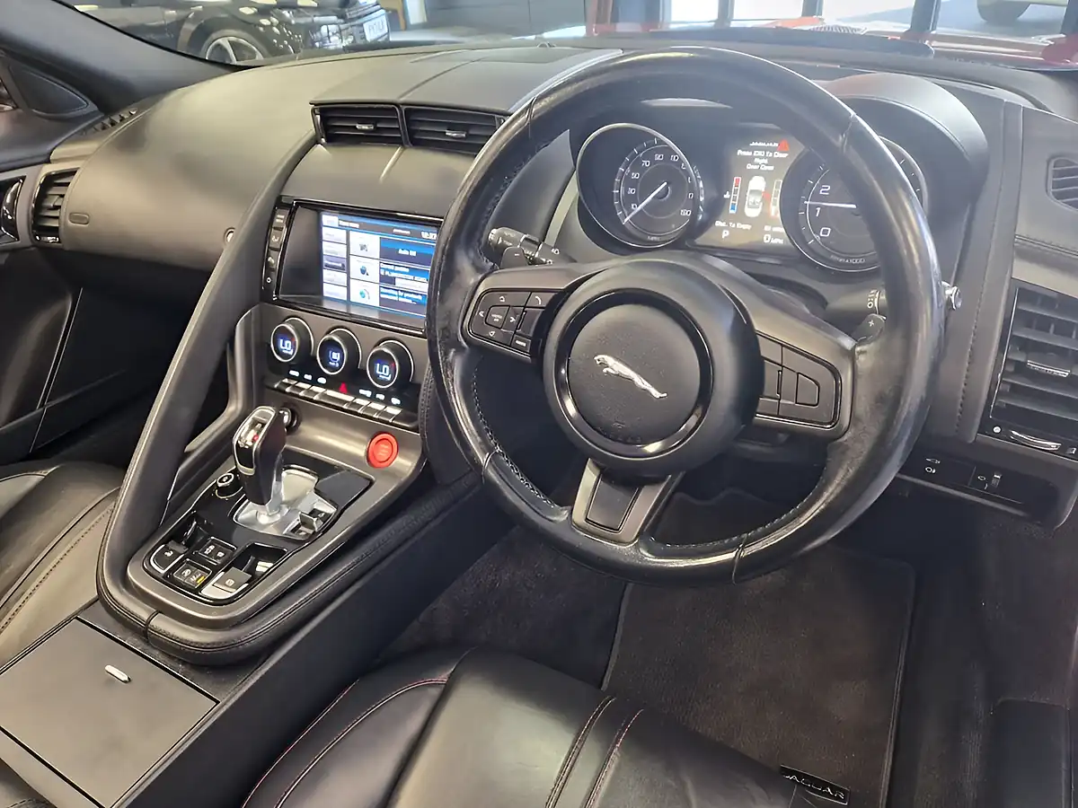 Used 2014 Jaguar F-Type Convertible Salsa Red Gloss - Interior and Exterior details 11