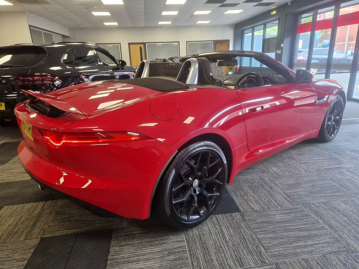Used 2014 Jaguar F-Type Convertible Salsa Red Gloss - Interior and Exterior details 3