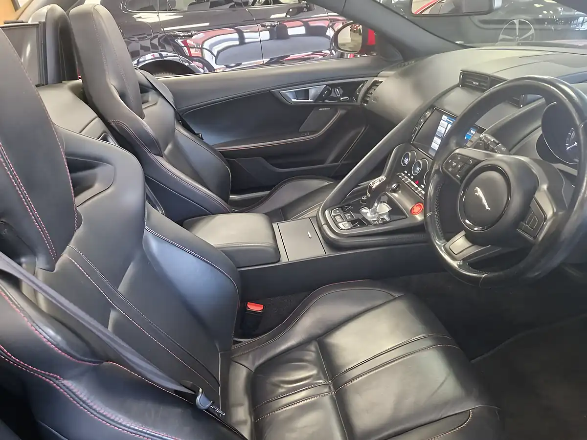 Used 2014 Jaguar F-Type Convertible Salsa Red Gloss - Interior and Exterior details 6