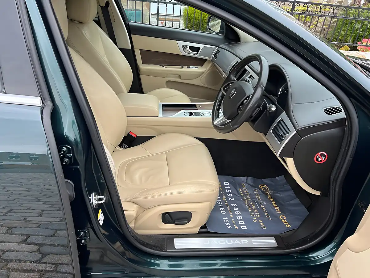 Used 2014 Jaguar Xf Luxury Sportbrake British Racing Green - Interior and Exterior details 2