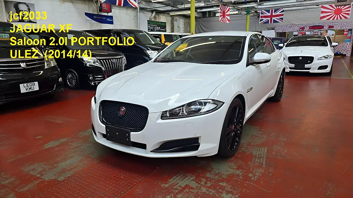 Used 2014 Jaguar Xf Portfolio White - Front View