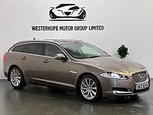 Used 2014 Jaguar Xf Premium Luxury Sportbrake Bronze - Interior and Exterior details 9