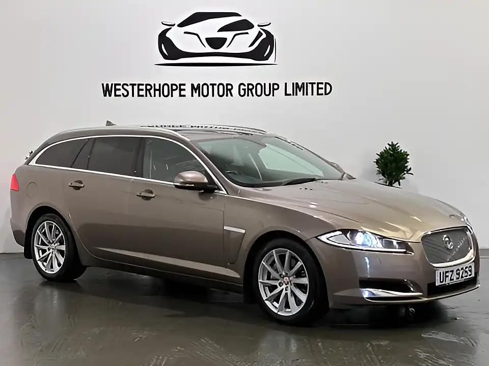 Used 2014 Jaguar Xf Premium Luxury Sportbrake Bronze - Interior and Exterior details 9