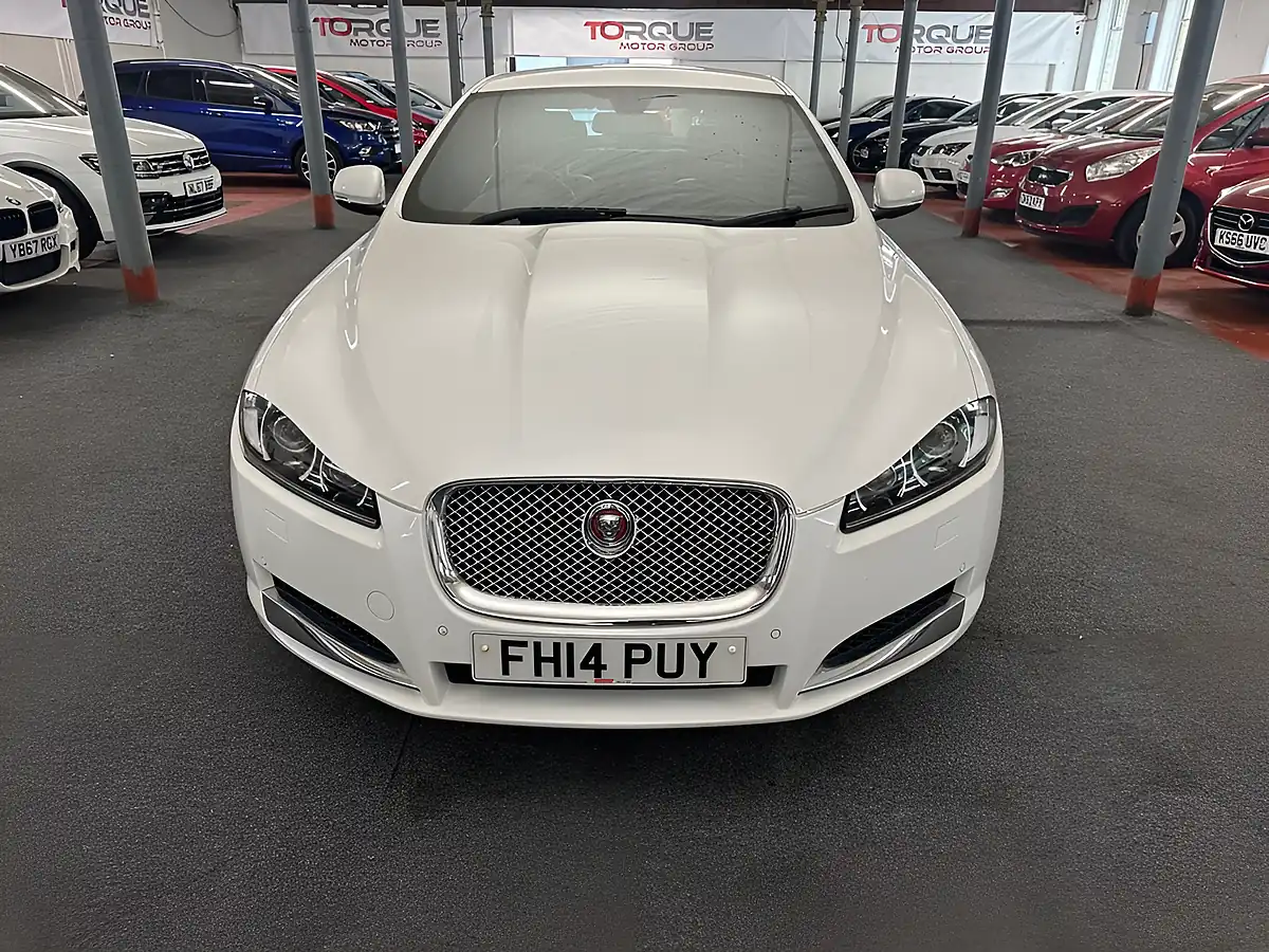 Used 2014 Jaguar Xf Premium Luxury White - Interior and Exterior details 2