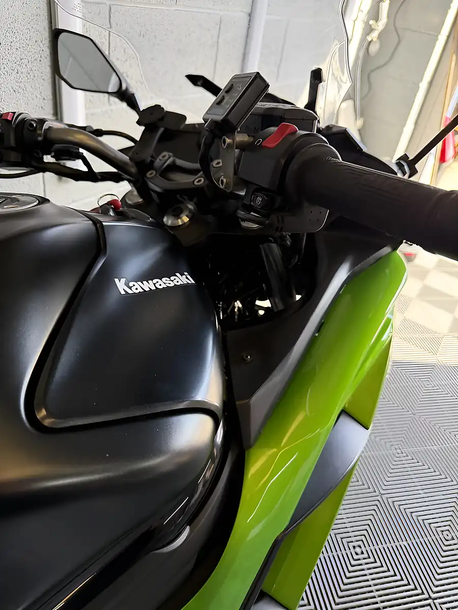 Used 2014 Kawasaki ER-6F Super Sports Abs Green - Interior and Exterior details 10
