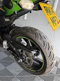 Used 2014 Kawasaki ER-6F Super Sports Abs Green - Interior and Exterior details 13