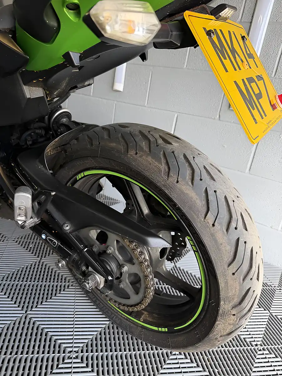 Used 2014 Kawasaki ER-6F Super Sports Abs Green - Interior and Exterior details 13