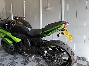 Used 2014 Kawasaki ER-6F Super Sports Abs Green - Interior and Exterior details 14