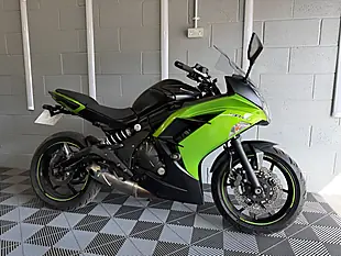 Used 2014 Kawasaki ER-6F Super Sports Abs Green - Interior and Exterior details 2
