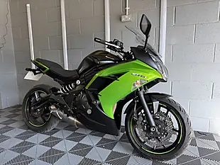 Used 2014 Kawasaki ER-6F Super Sports Abs Green - Interior and Exterior details 3