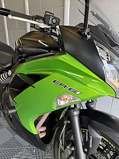 Used 2014 Kawasaki ER-6F Super Sports Abs Green - Interior and Exterior details 9