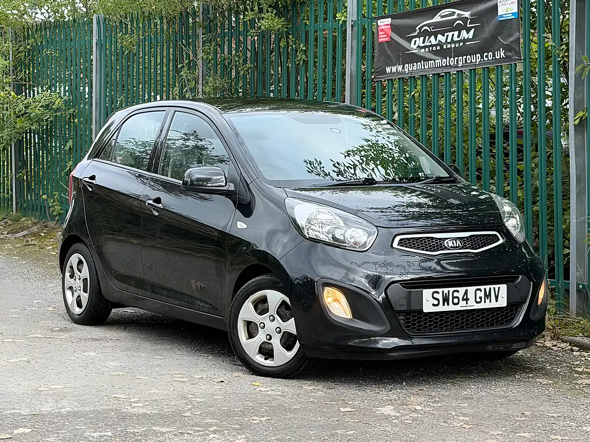 Used 2014 Kia Picanto 1 Black - Front View