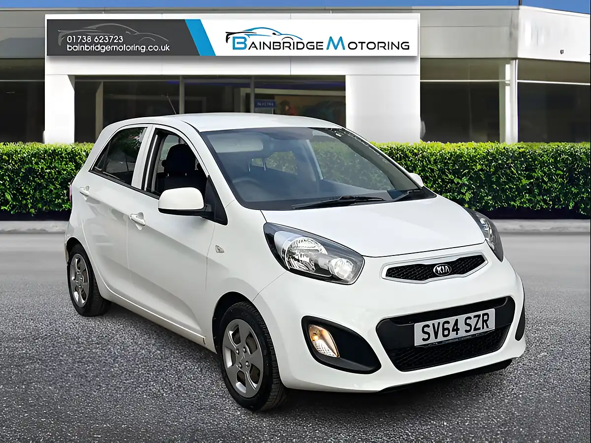 Used 2014 Kia Picanto 1 White - Front View