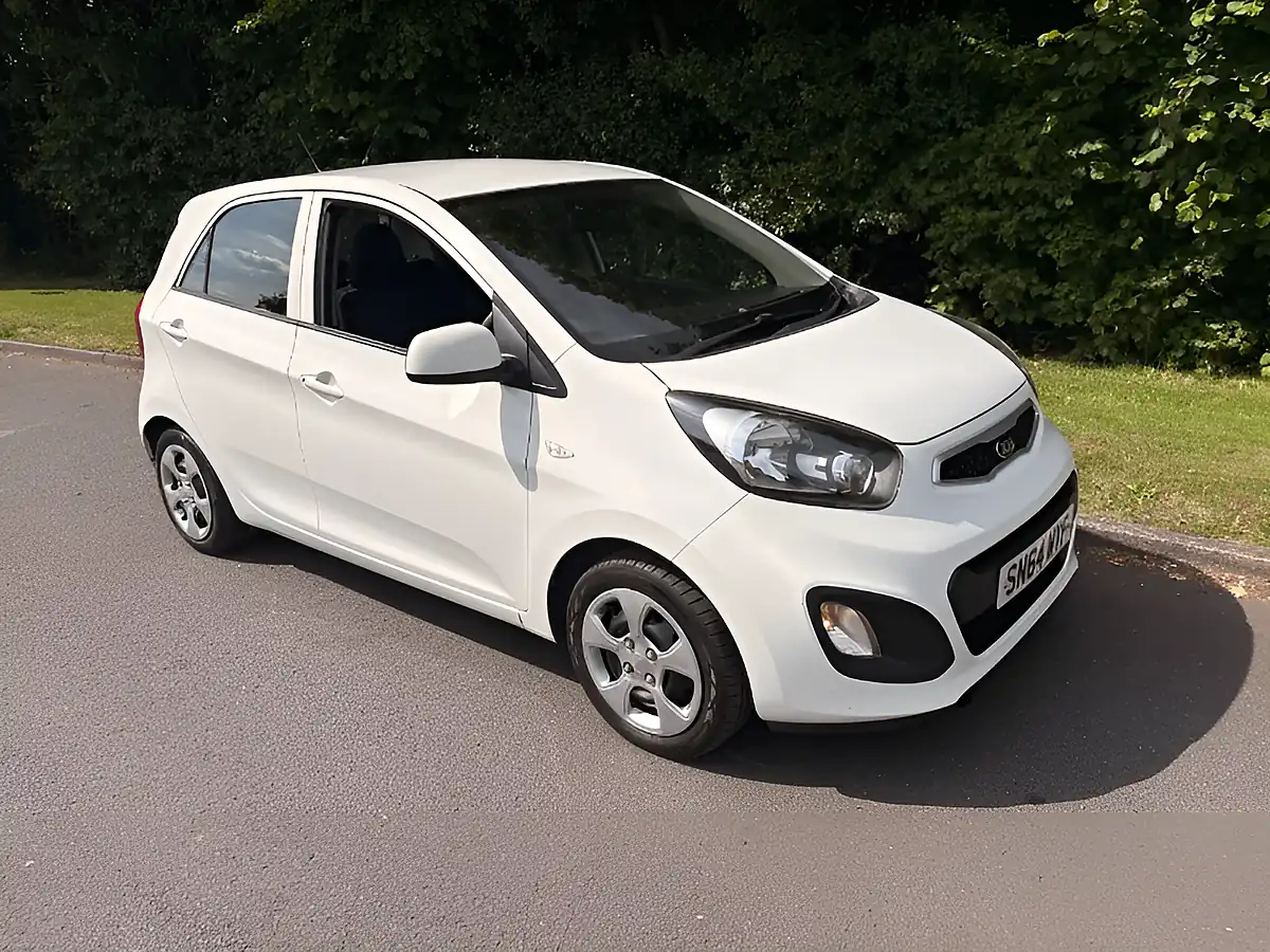 Used 2014 Kia Picanto 1 White - Front View